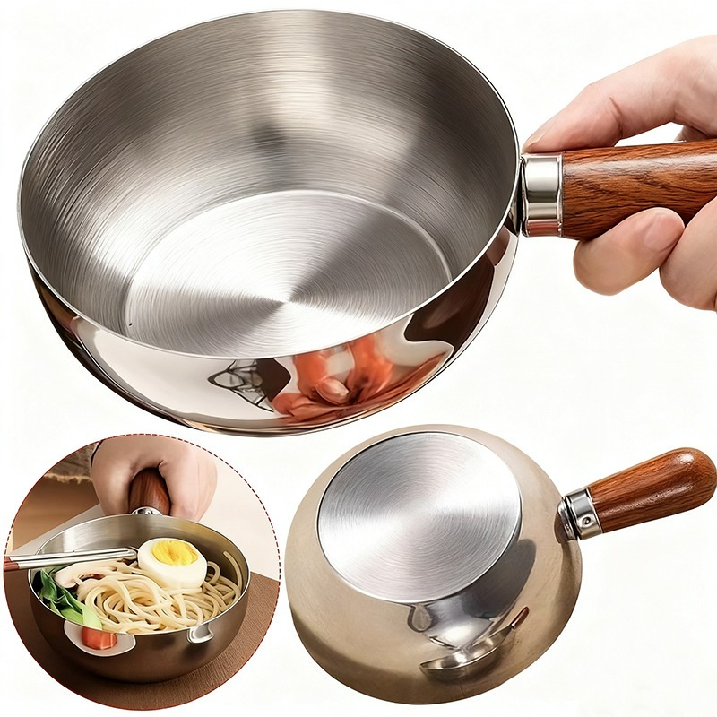 Commercial Kitchen Pots And Pans - Stainless Steel Saucepan Milk Pan with