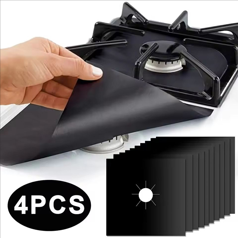 Commercial Kitchen Hoods - 4/8Pcs Gas Stove Protector Cooker Lid