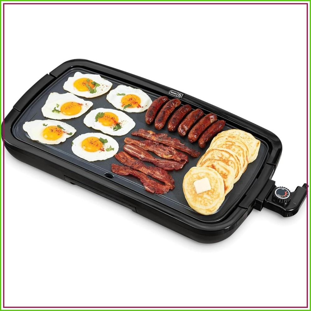 Electric Griddle Flat Top - Electric Griddle with Removable Nonstick Plate,