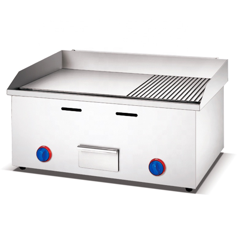 Electric Griddle Flat Top - Commercial Kitchen Stainless Steel Large Flat