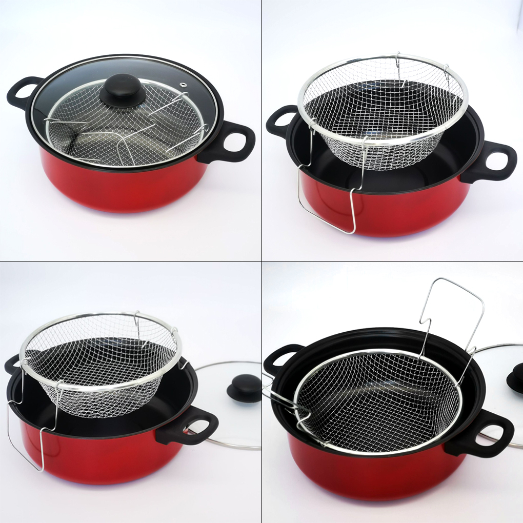Deep Fry Pot Apartment Fryer N - Commercial Kitchen Pots And Pans 评论和价格