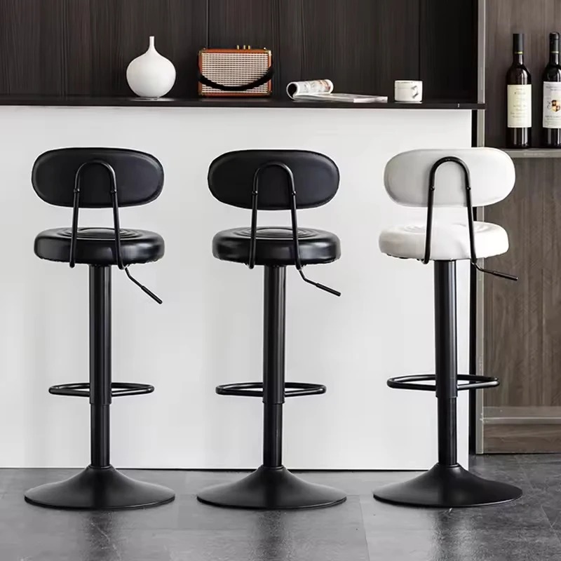 Bar Chairs Swivel Metal Nordic - Commercial Kitchen Counter 评论和价格