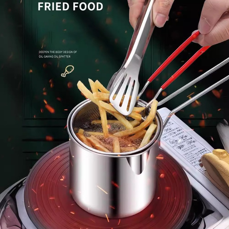 304 Stainless Steel Deep Fryer - Commercial Kitchen Pots And Pans 评论和价格