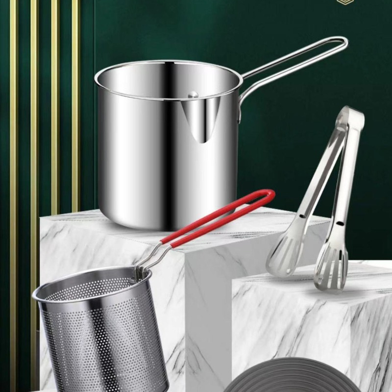 304 Stainless Steel Deep Fryer - Commercial Kitchen Pots And Pans 评论和价格