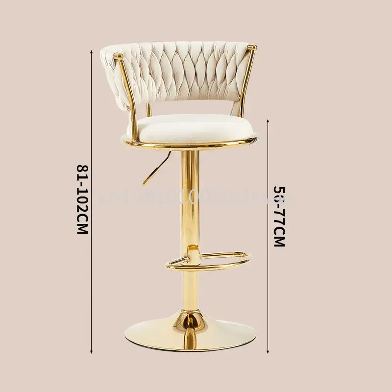 Modern Velvet Bar Stools Swive - Commercial Kitchen Counter 评论和价格