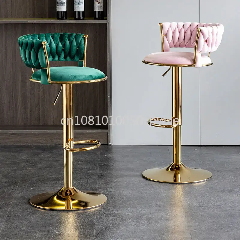 Modern Velvet Bar Stools Swive - Commercial Kitchen Counter 评论和价格