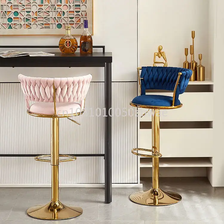 Modern Velvet Bar Stools Swive - Commercial Kitchen Counter 评论和价格