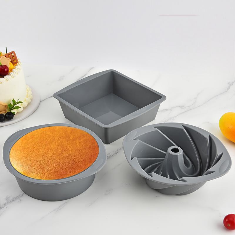 Silicone Square 4-Piece Cake P - Commercial Kitchen Pots And Pans 评论和价格