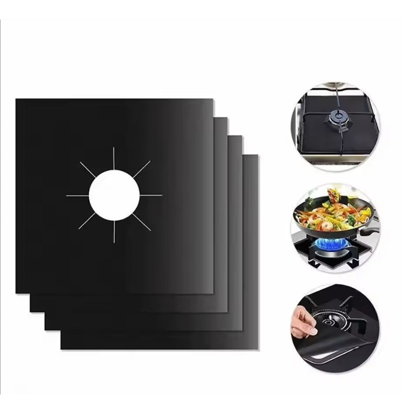 4/8Pcs Gas Stove Protector Coo - Commercial Kitchen Hoods 评论和价格
