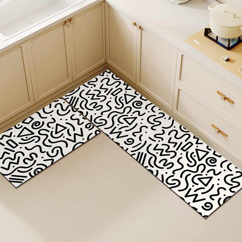 Kitchen Carpet Long Rug Pvc Le - Commercial Kitchen Mats Anti Fatigue 评论和价格