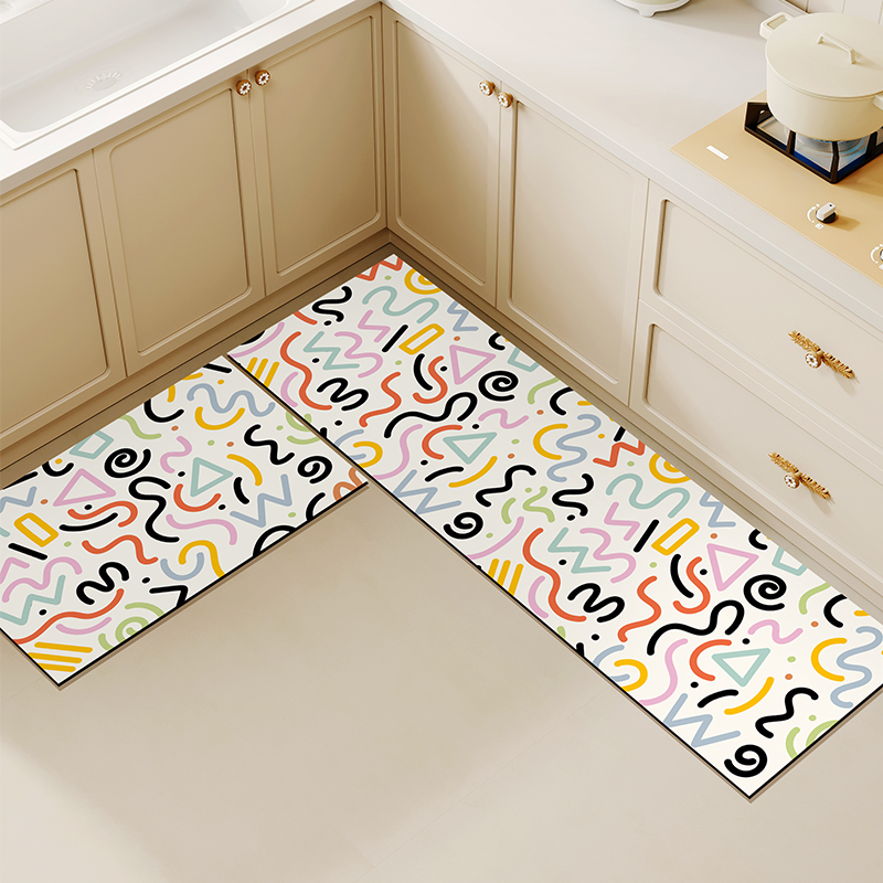 Kitchen Carpet Long Rug Pvc Le - Commercial Kitchen Mats Anti Fatigue 评论和价格