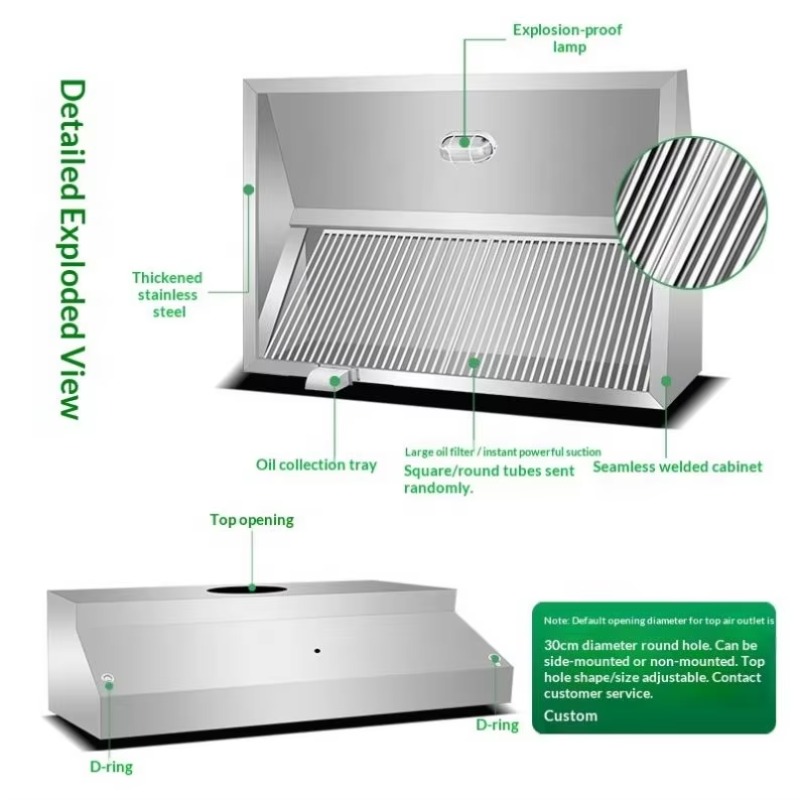 Commercial Customizable Kitche - Commercial Kitchen Hoods 评论和价格