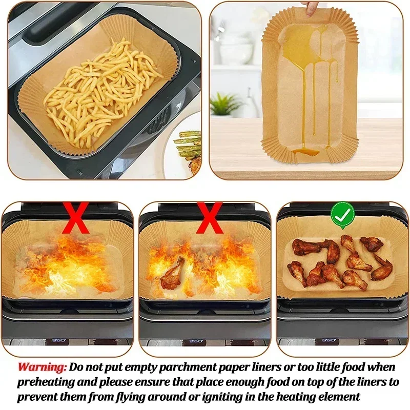 Disposable Air Fryer Paper Non - Commercial Kitchen Pots And Pans 评论和价格