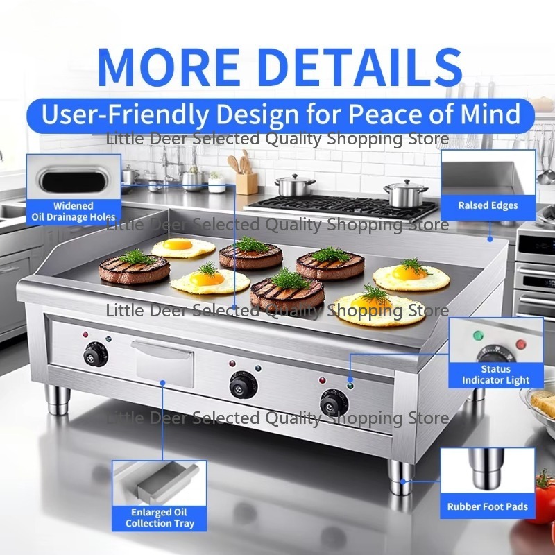 16mm Commercial Restaurant Kit - Electric Griddle Flat Top 评论和价格