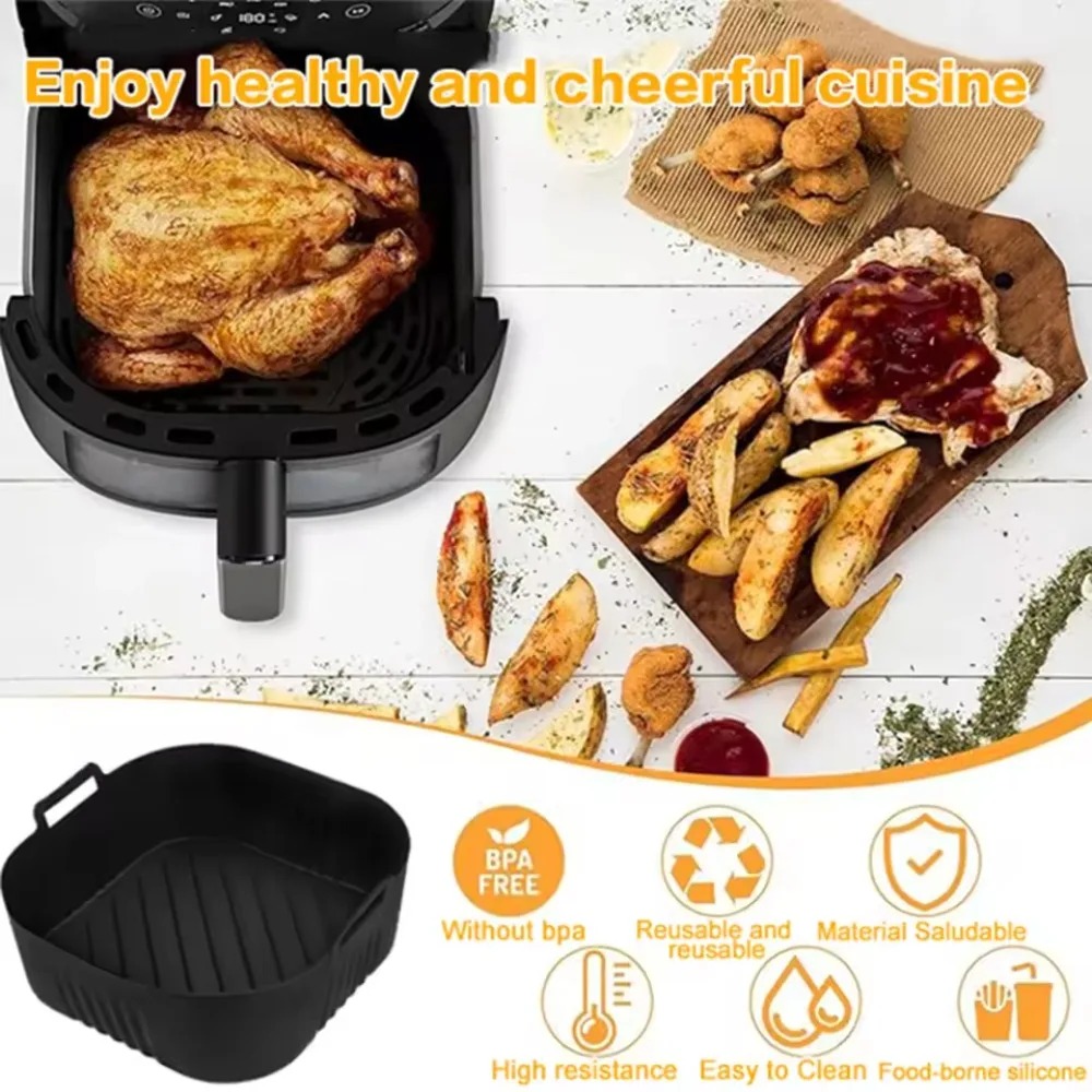 Silicone Air Fryer Mold Oil Fi - Commercial Kitchen Pots And Pans 评论和价格