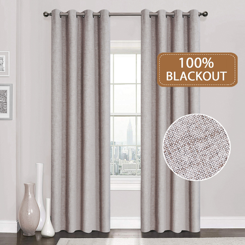 Linen 100% Blackout Curtains F - Commercial Kitchen Canopy 评论和价格