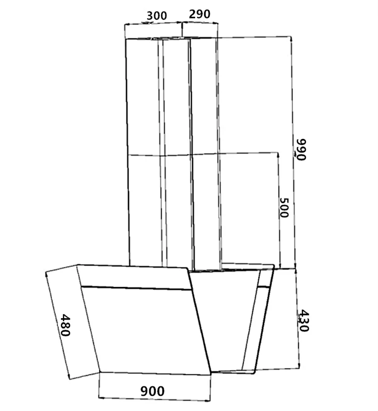 Restaurant Kitchen Chimney 430 - Commercial Kitchen Chimney 评论和价格