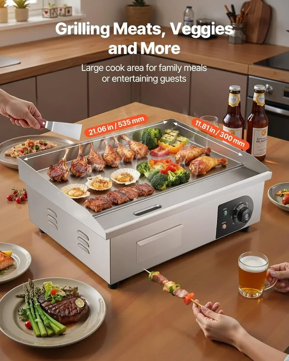 Hot-sellingCommercial Electric - Electric Griddle Flat Top 评论和价格
