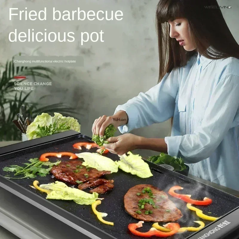 Home grill smokeless large ele - Electric Griddle Flat Top 评论和价格