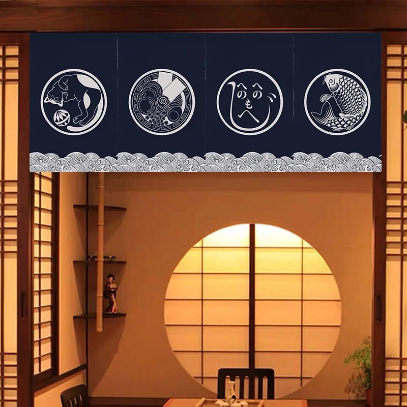 Japanese Short Curtain Decorat - Commercial Kitchen Canopy 评论和价格