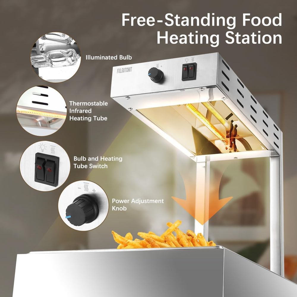 French Fry Warmer, Commercial  - Commercial Kitchen Cabinet 评论和价格
