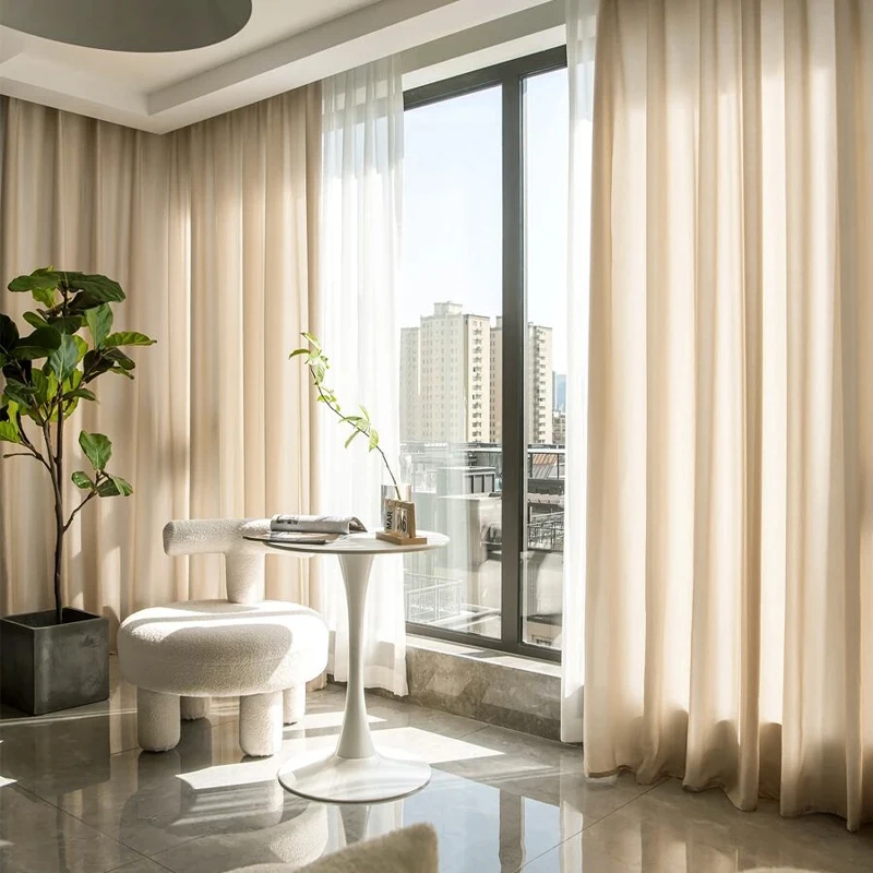 Solid Living Room Semi Curtain - Commercial Kitchen Canopy 评论和价格
